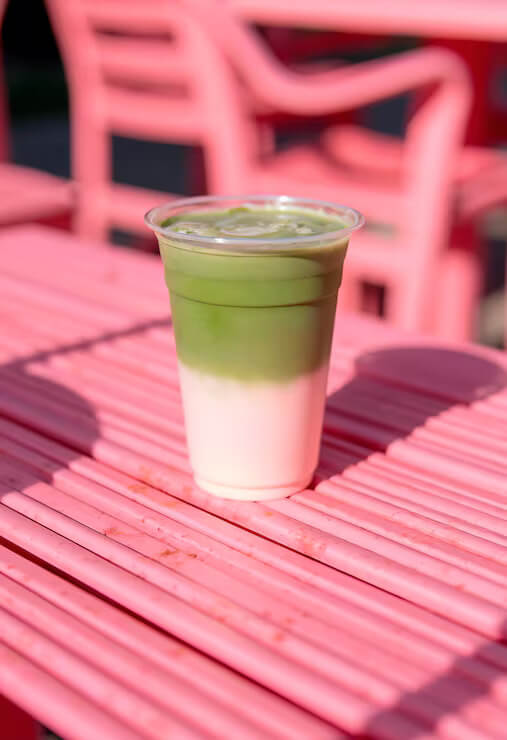 Matcha latte pro kavárny a gastro